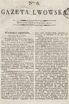 Gazeta Lwowska. 1813, nr 6