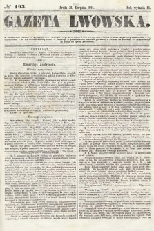 Gazeta Lwowska. 1861, nr 193