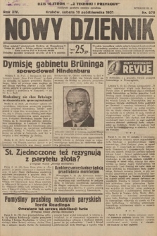 Nowy Dziennik. 1931, nr 270