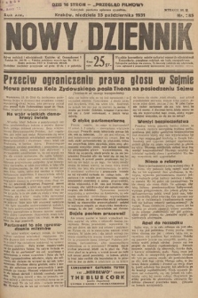 Nowy Dziennik. 1931, nr 285