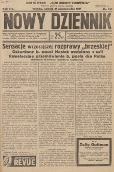 Nowy Dziennik. 1931, nr 291