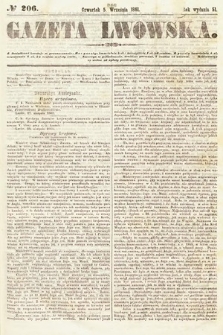 Gazeta Lwowska. 1861, nr 206