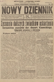 Nowy Dziennik. 1931, nr 293