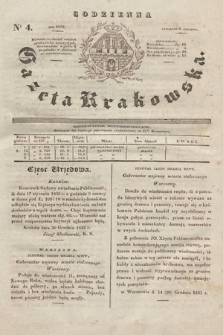 Codzienna Gazeta Krakowska. 1832, nr 4