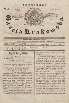 Codzienna Gazeta Krakowska. 1832, nr 6