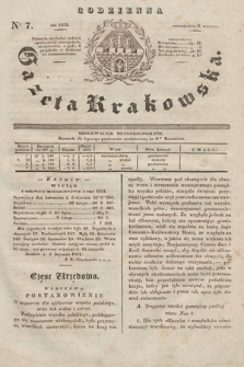 Codzienna Gazeta Krakowska. 1832, nr 7