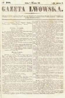 Gazeta Lwowska. 1861, nr 208