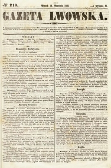 Gazeta Lwowska. 1861, nr 210