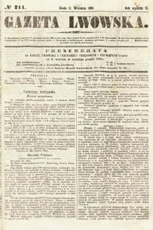 Gazeta Lwowska. 1861, nr 211