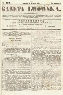 Gazeta Lwowska. 1861, nr 212